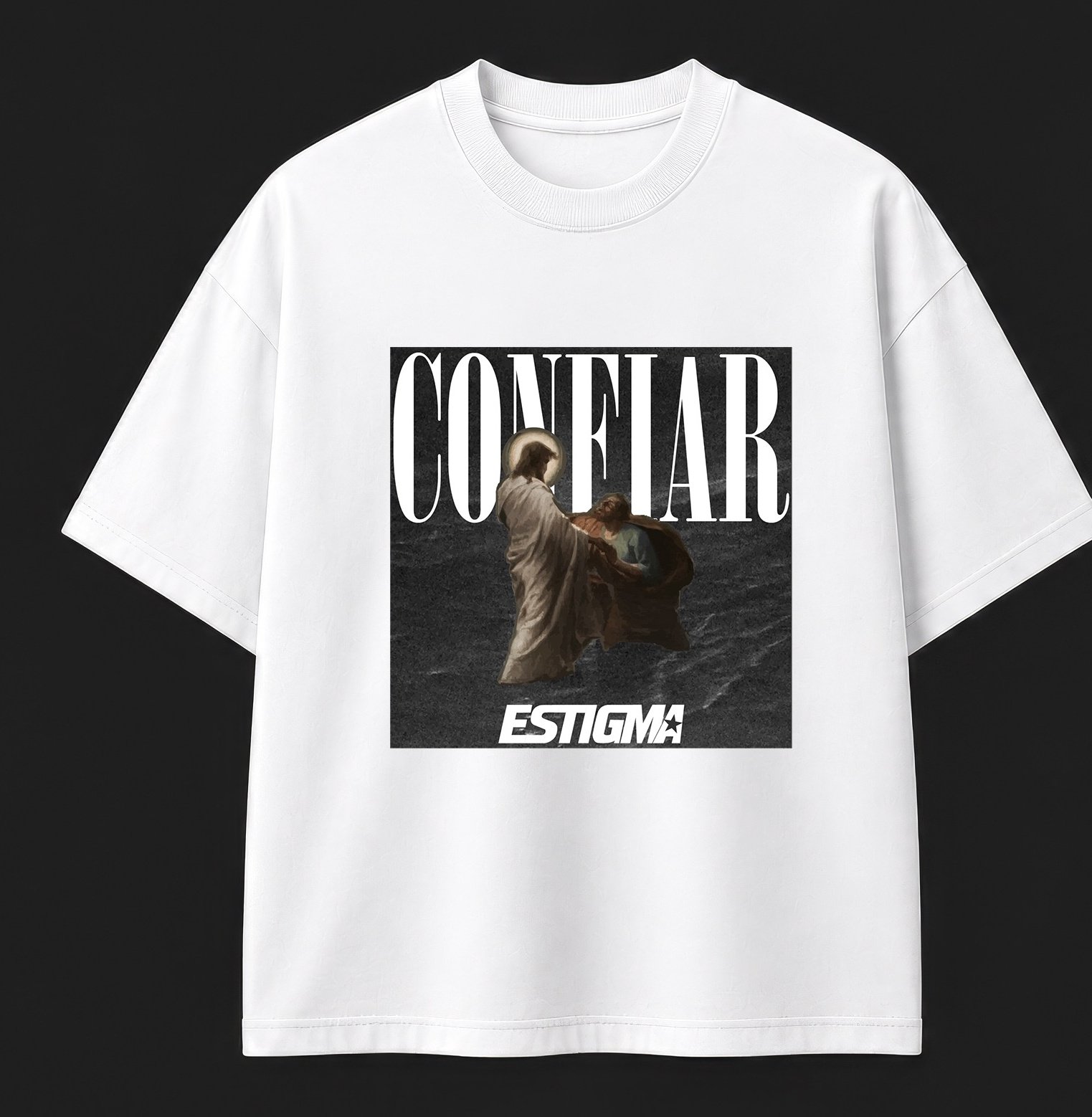 Camiseta Confiar - Branca