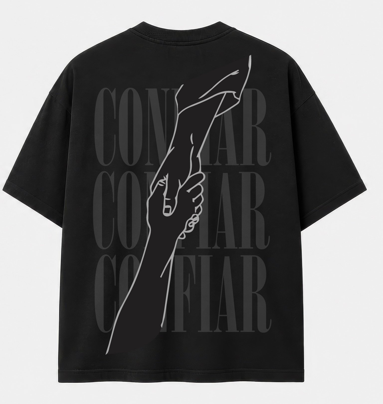 Camiseta Não Tenhas Medo - Preta - Imagem 2