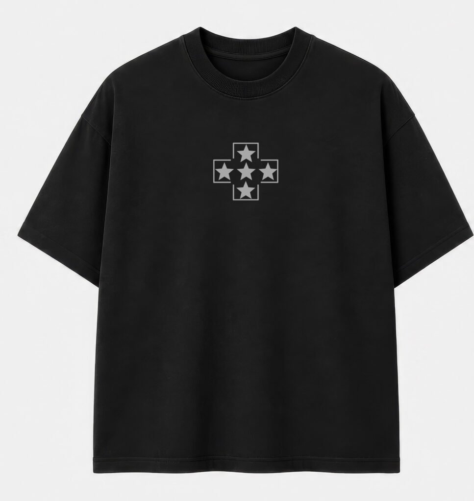 Camiseta Não Tenhas Medo - Preta